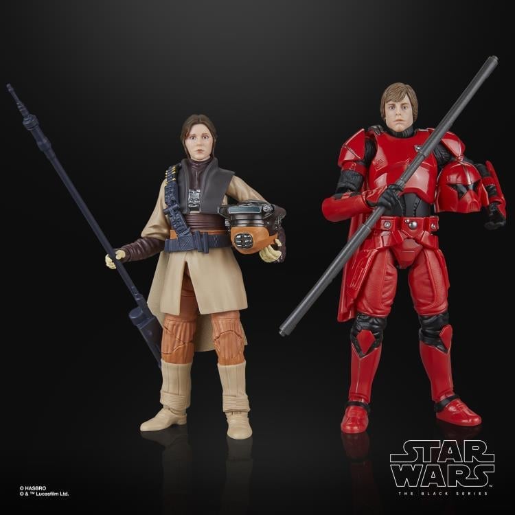Star Wars: The Black Series Luke Skywalker (Imperial Guard) and Princess Leia Organa (Boushh) Action Figure Two-Pack (Shadows of the Empire) Gallery Image 4