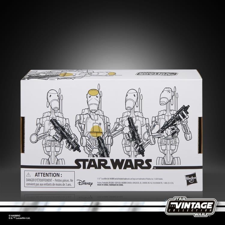 Star Wars: The Vintage Collection Battle Droid Build Up Action Figure Four-Pack (The Phantom Menace) Gallery Image 10