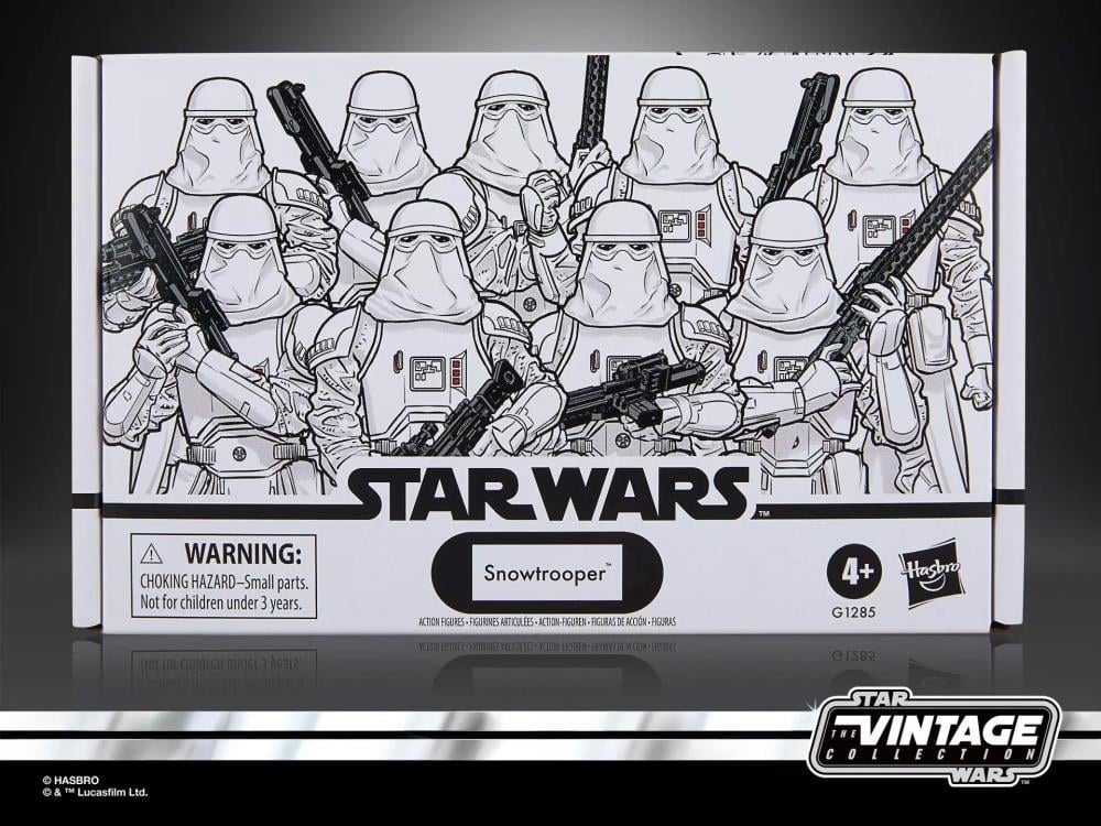 Star Wars: The Vintage Collection Snowtrooper Troop Builder Action Figure Four-Pack (Empire Strikes Back) Gallery Image 9
