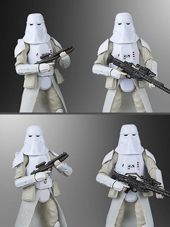 Star Wars: The Vintage Collection Snowtrooper Troop Builder Action Figure Four-Pack (Empire Strikes Back) Gallery Image 2