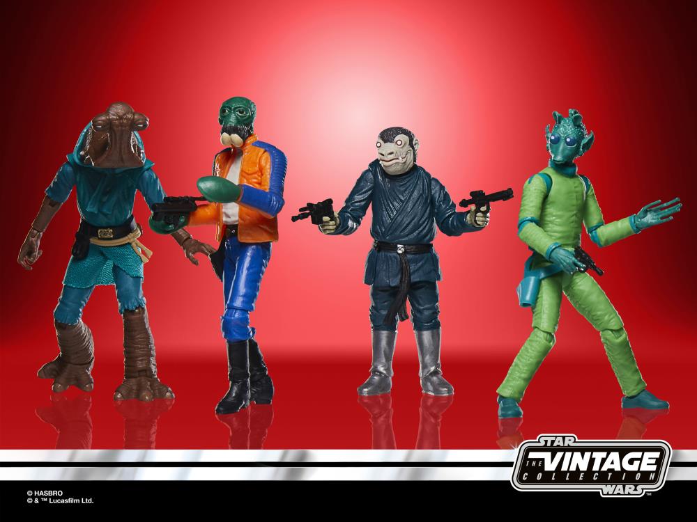 Star Wars: The Vintage Collection Cantina Adventure Action Figure Four-Pack (A New Hope) Gallery Image 3