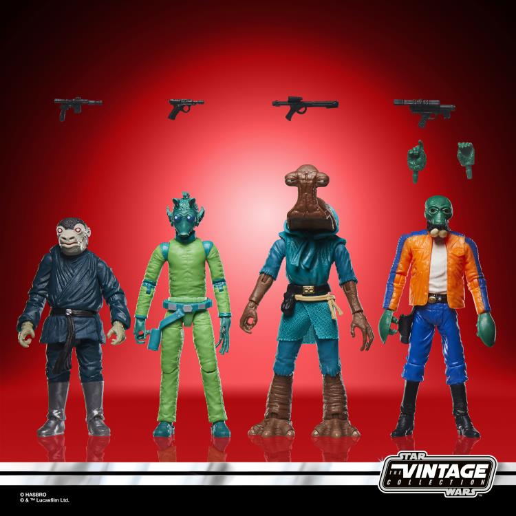Star Wars: The Vintage Collection Cantina Adventure Action Figure Four-Pack (A New Hope) Gallery Image 6