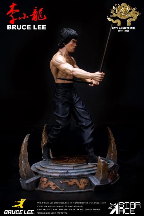 Bruce Lee "Kali Sticks Fight" (Deluxe Basement Ver.) Statue Gallery Image 12
