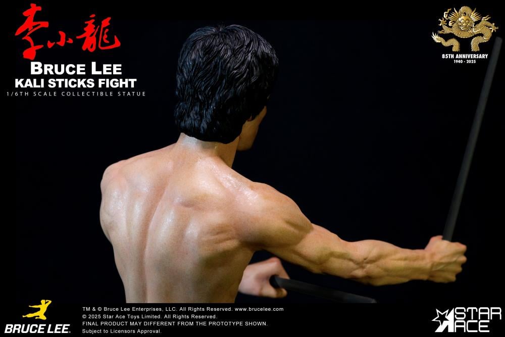 Bruce Lee "Kali Sticks Fight" (Deluxe Basement Ver.) Statue Gallery Image 9
