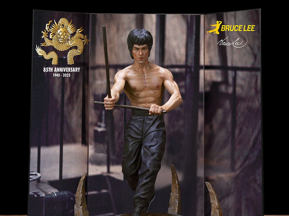 Bruce Lee "Kali Sticks Fight" (Deluxe Basement Ver.) Statue Gallery Image 1