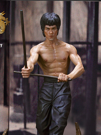 Bruce Lee "Kali Sticks Fight" (Deluxe Basement Ver.) Statue Gallery Image 2