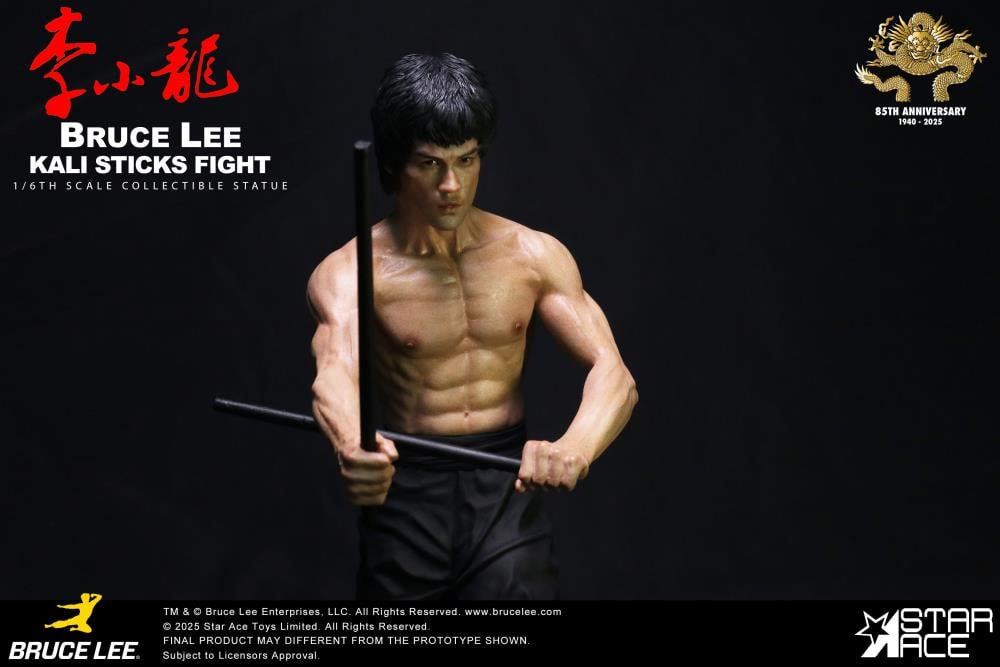 Bruce Lee "Kali Sticks Fight" (Deluxe Basement Ver.) Statue Gallery Image 4