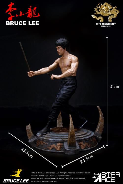Bruce Lee "Kali Sticks Fight" (Deluxe Basement Ver.) Statue Gallery Image 11