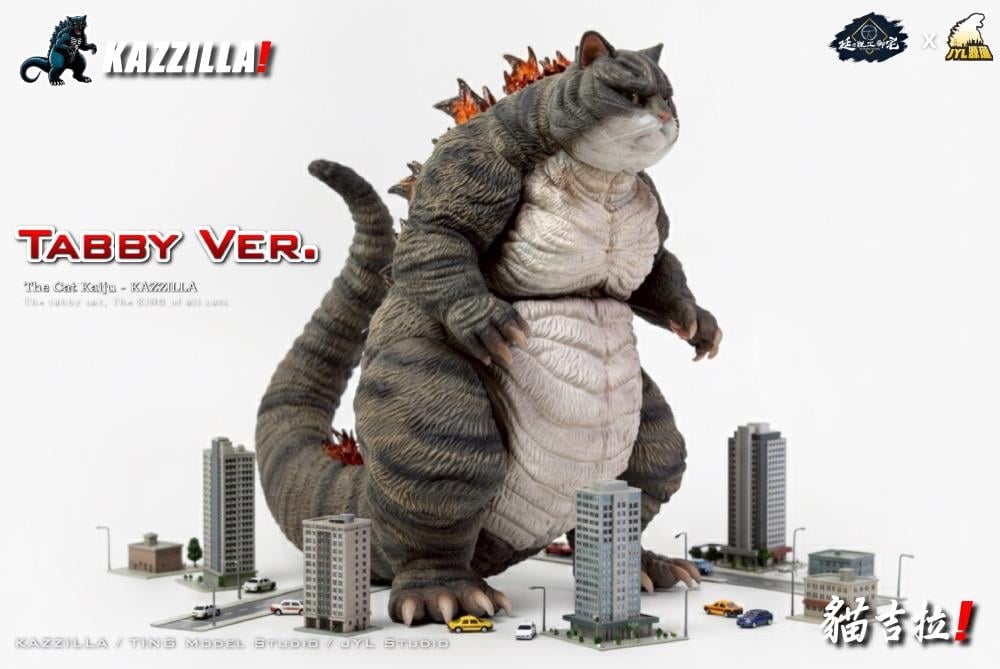 Kazzilla: King of Tiger Flames Tabby (Standard Version) Statue