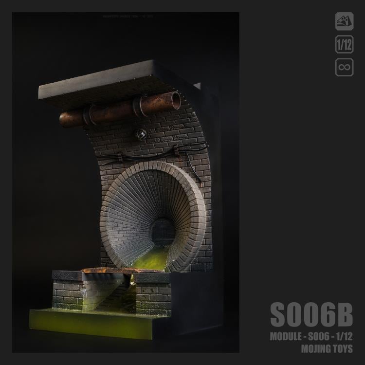 American Comic Style Sewer 1/12 Scale Diorama Base (S006B) Gallery Image 5