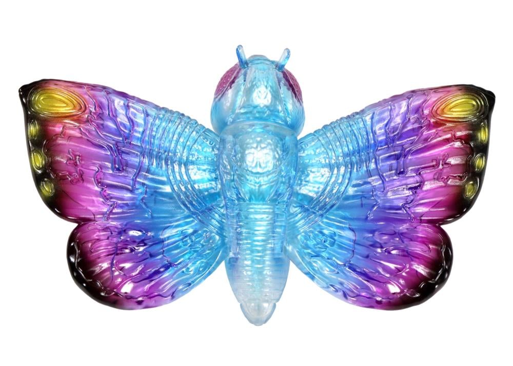 Godzilla vs. Mothra (1992) Middle Size Series Mothra (Clear Blue Pink Ver.) Gallery Image 6