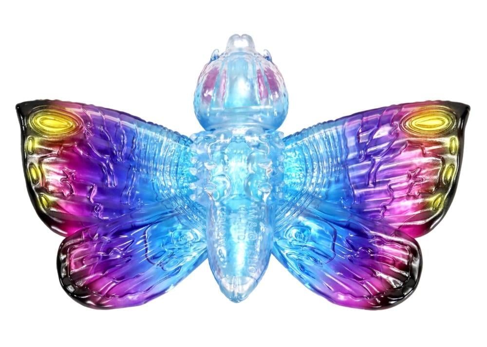 Godzilla vs. Mothra (1992) Middle Size Series Mothra (Clear Blue Pink Ver.) Gallery Image 7