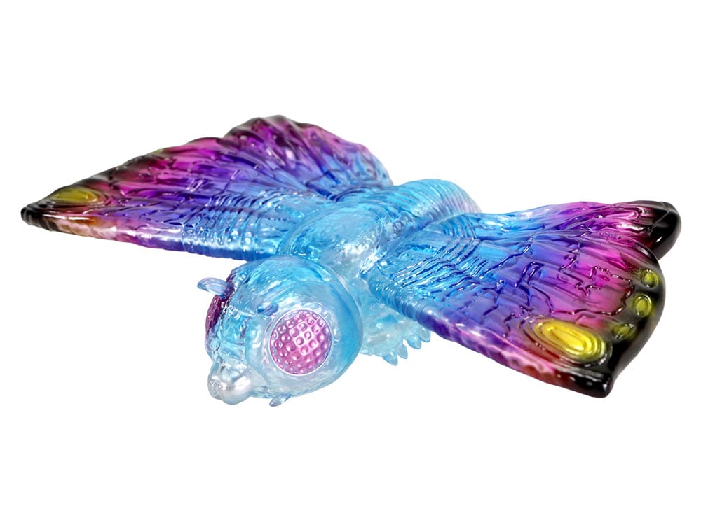 Godzilla vs. Mothra (1992) Middle Size Series Mothra (Clear Blue Pink Ver.) Gallery Image 1
