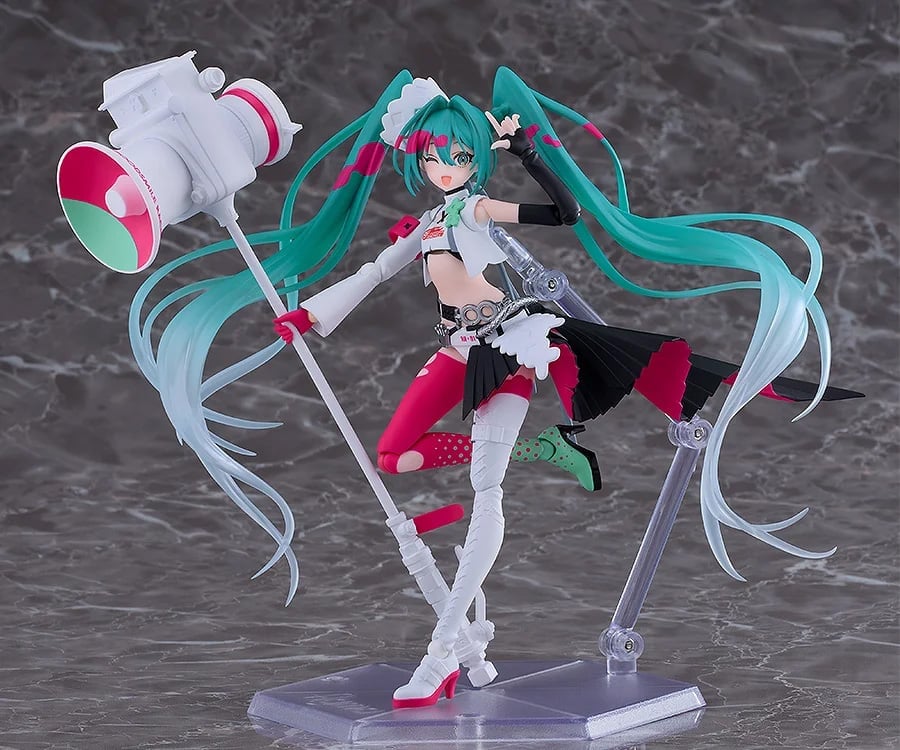 Vocaloid Hatsune Miku GT Project figma No.SP-174 Hatsune Miku (Racing 2025 Ver.) Action Figure Gallery Image 4
