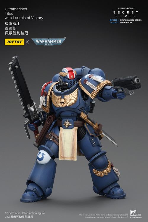 Warhammer 40,000 Ultramarines Titus with Laurels of Victory 1/18 Scale Action Figure Gallery Image 7