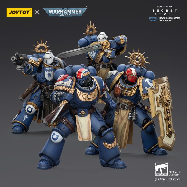 Warhammer 40,000 Ultramarines Torvald with Power Sword, Stormshield and Bolt Pistol 1/18 Scale Action Figure Gallery Image 15
