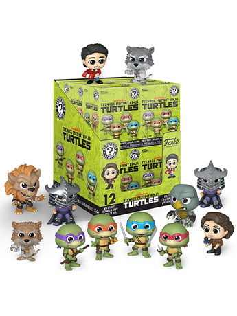 Teenage Mutant Ninja Turtles II: The Secret of the Ooze Mystery Minis Box of 12 Random Figures Gallery Image 2