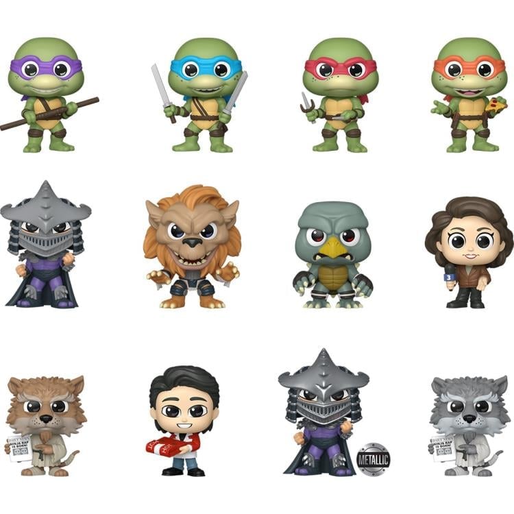 Teenage Mutant Ninja Turtles II: The Secret of the Ooze Mystery Minis Box of 12 Random Figures Gallery Image 3