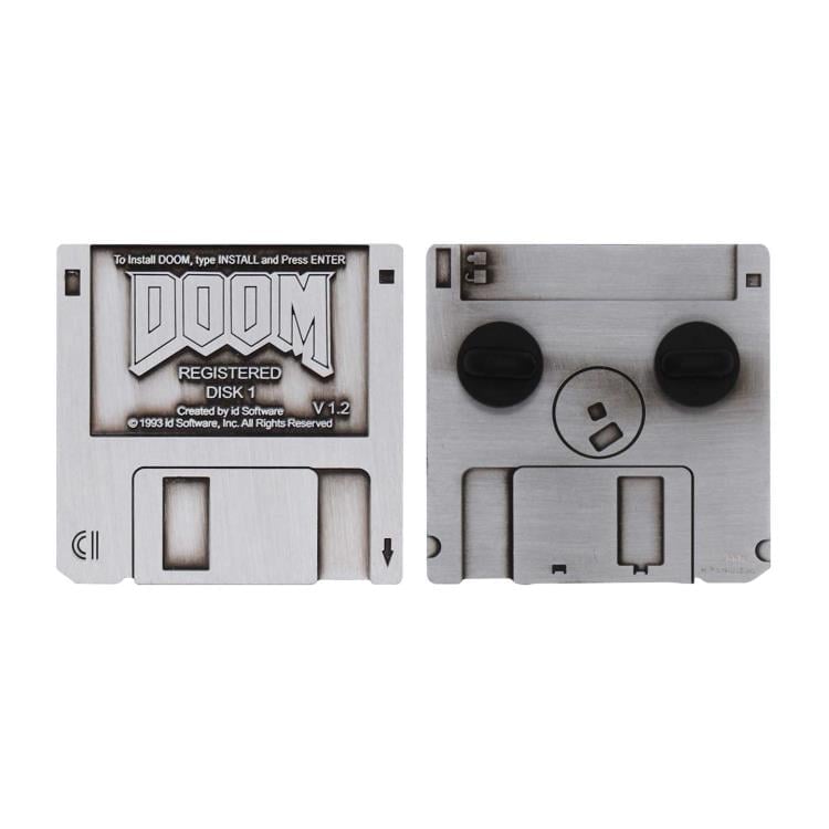 Doom Floppy Disk Limited Edition Pin Badge Gallery Image 5