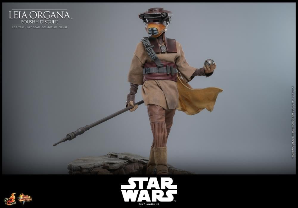 Star Wars: Return of the Jedi MMS854 Leia Organa (Boushh Disguise) 1/6th Scale Collectible Figure Gallery Image 11