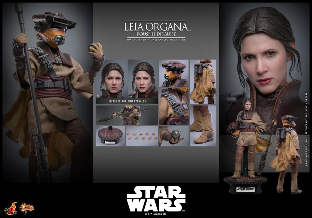 Star Wars: Return of the Jedi MMS854 Leia Organa (Boushh Disguise) 1/6th Scale Collectible Figure Gallery Image 22