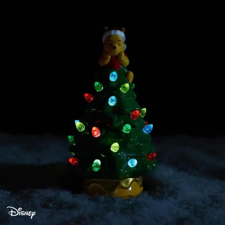 Winnie the Pooh Ceramic Light-Up Christmas Tree