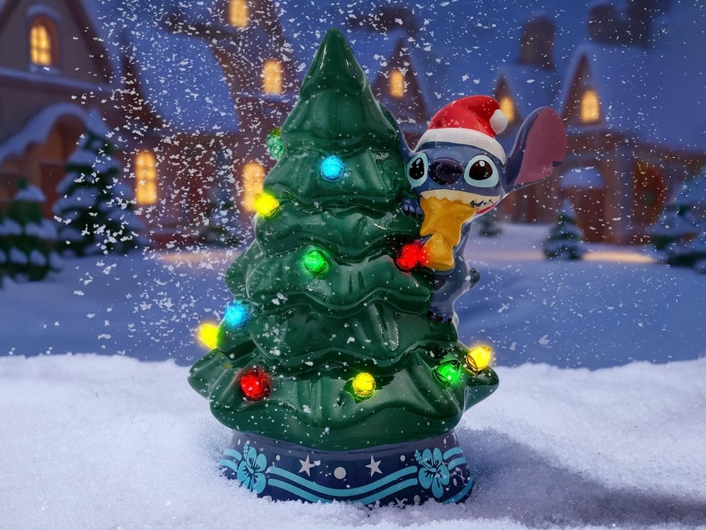 Lilo & Stitch Stitch Ceramic Light-Up Christmas Tree
