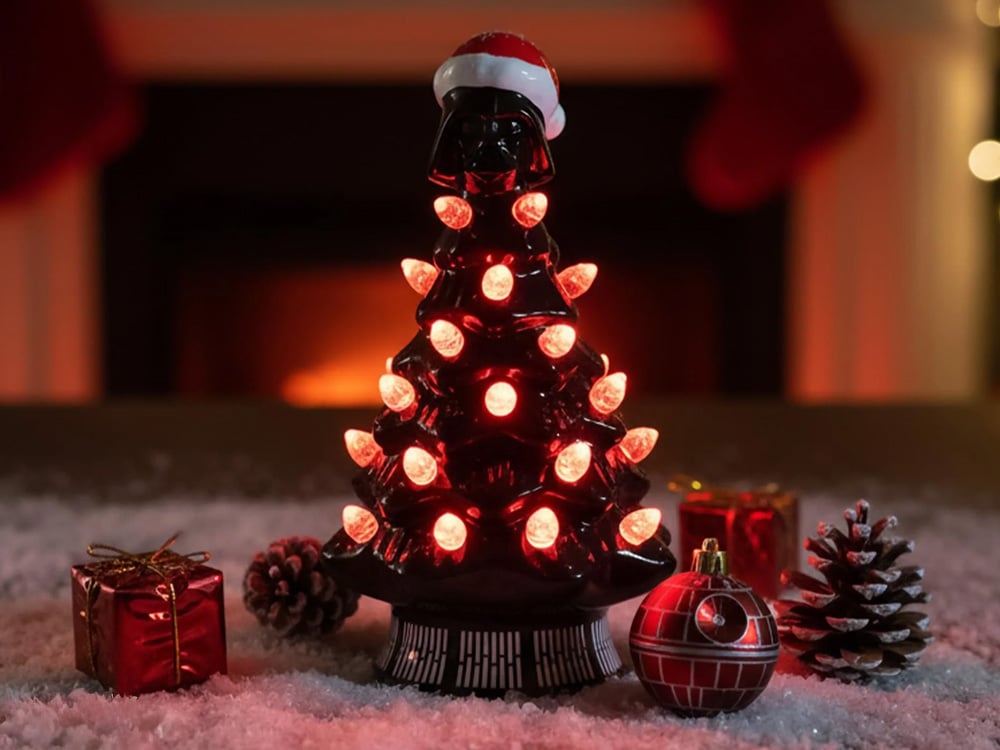 Star Wars Darth Vader Ceramic Light-Up Christmas Tree
