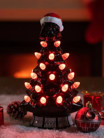 Star Wars Darth Vader Ceramic Light-Up Christmas Tree