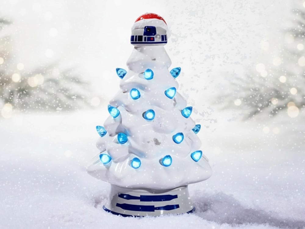 Star Wars R2-D2 Ceramic Light-Up Christmas Tree