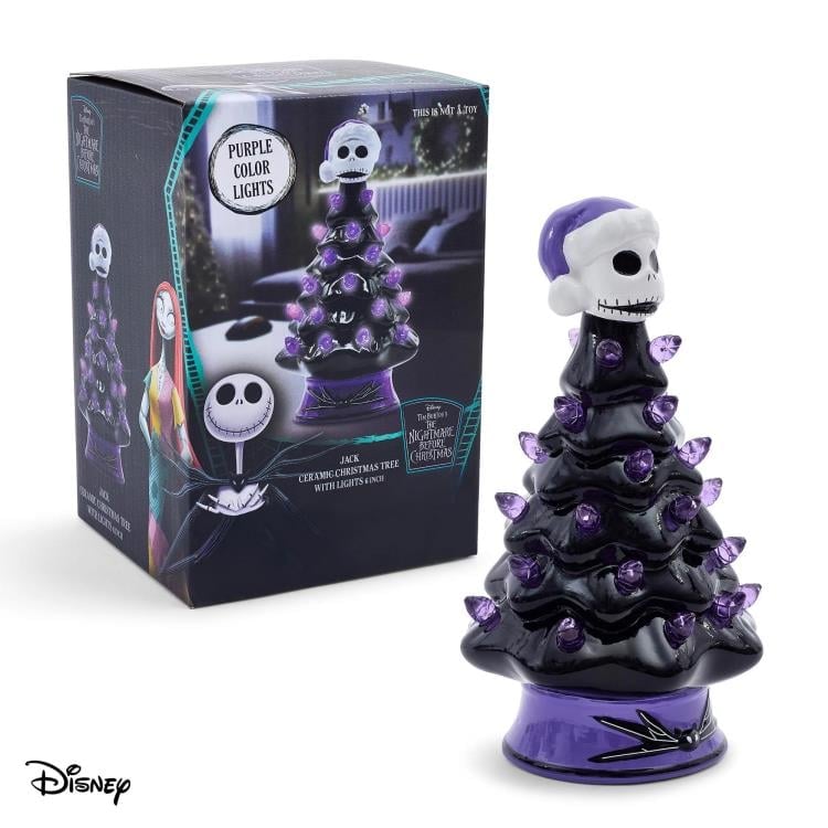 The Nightmare Before Christmas Jack Skellington Ceramic Light-Up Christmas Tree Gallery Image 5