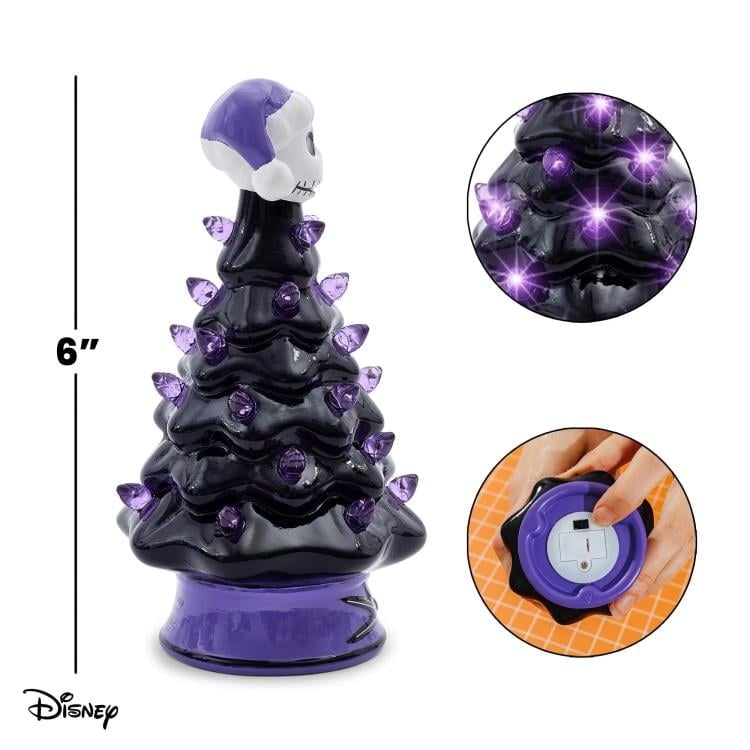 The Nightmare Before Christmas Jack Skellington Ceramic Light-Up Christmas Tree Gallery Image 10