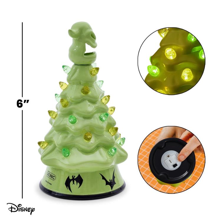 The Nightmare Before Christmas Oogie Boogie Ceramic Light-Up Christmas Tree Gallery Image 10