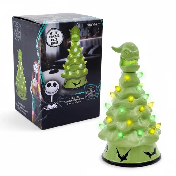 The Nightmare Before Christmas Oogie Boogie Ceramic Light-Up Christmas Tree Gallery Image 5