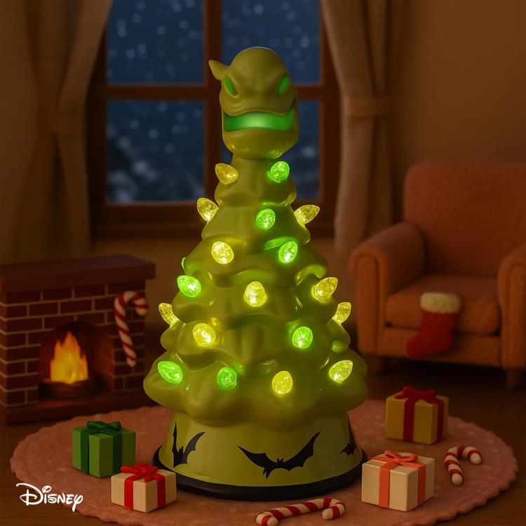 The Nightmare Before Christmas Oogie Boogie Ceramic Light-Up Christmas Tree Gallery Image 6