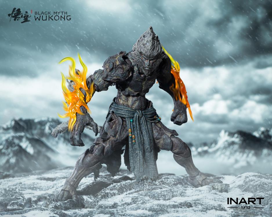 Black Myth: Wukong InArt Stone Monkey 1/12 Scale Action Figure Black Myth: Wukong InArt Stone Monkey 1/12 Scale Action Figure
