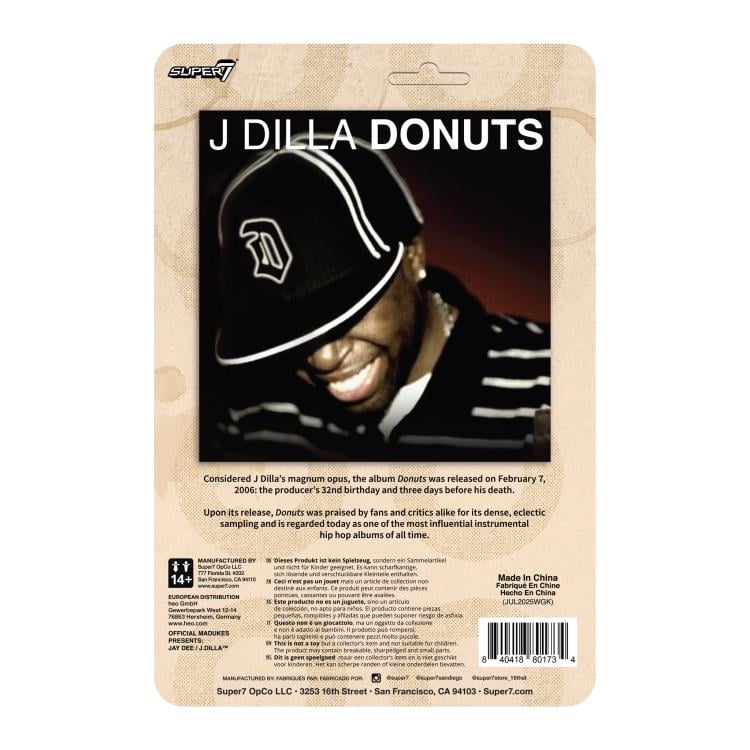 J Dilla ReAction Donuts Action Figure
