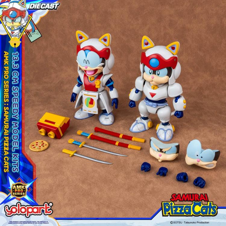Samurai Pizza Cats AMK Pro Speedy Model Kit Gallery Image 3