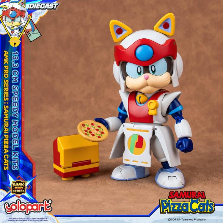 Samurai Pizza Cats AMK Pro Speedy Model Kit Gallery Image 6