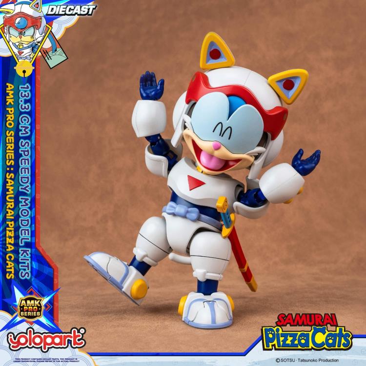 Samurai Pizza Cats AMK Pro Speedy Model Kit Gallery Image 34