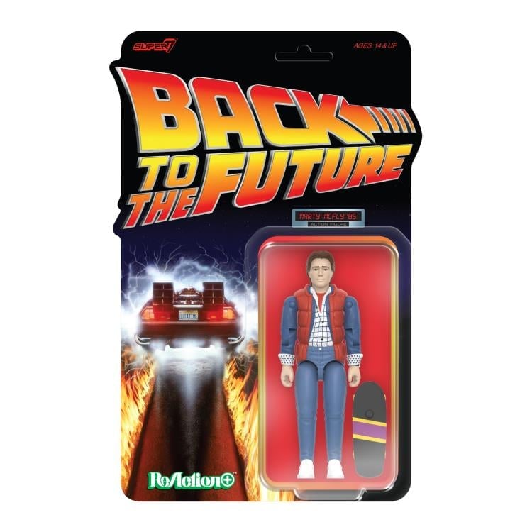 Back to the Future ReAction+ Marty McFly '85 Action Figure Gallery Image 4