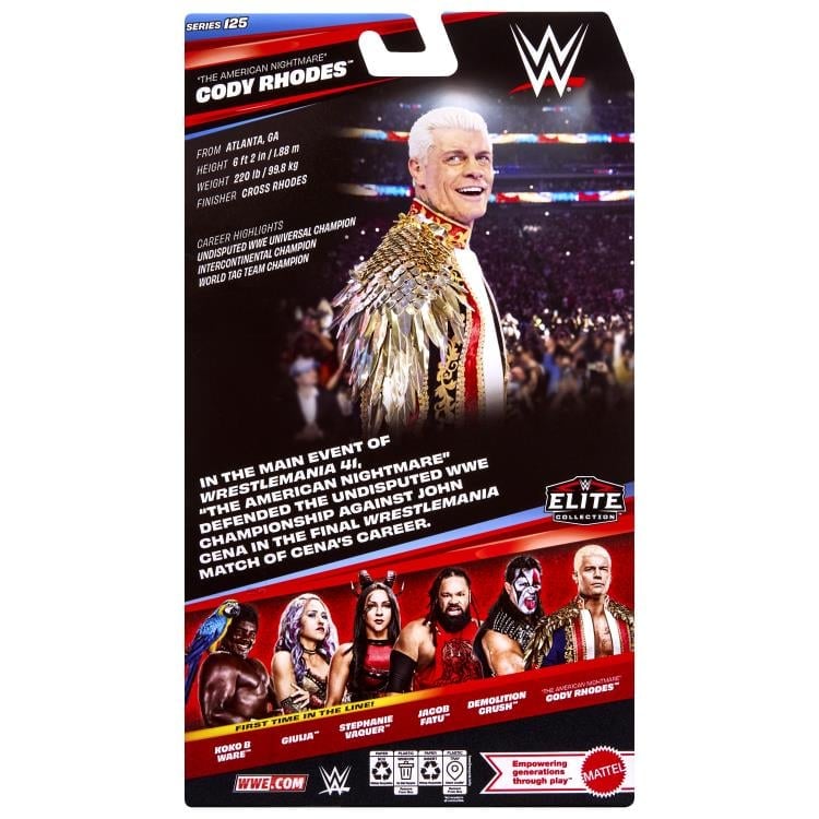 WWE Elite Collection Series 125 Cody Rhodes Action Figure Gallery Image 3