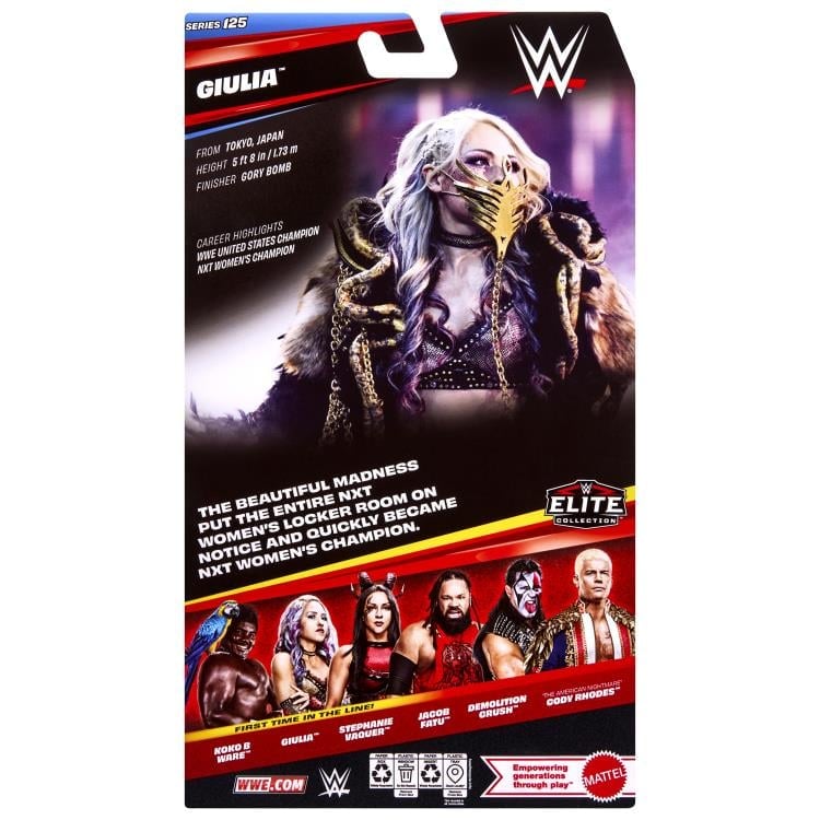 WWE Elite Collection Series 125 Giulia (NXT Debut 2024) Action Figure Gallery Image 9