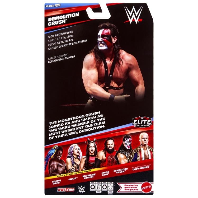 WWE Elite Collection Series 125 Crush (Demolition) Action Figure Gallery Image 9