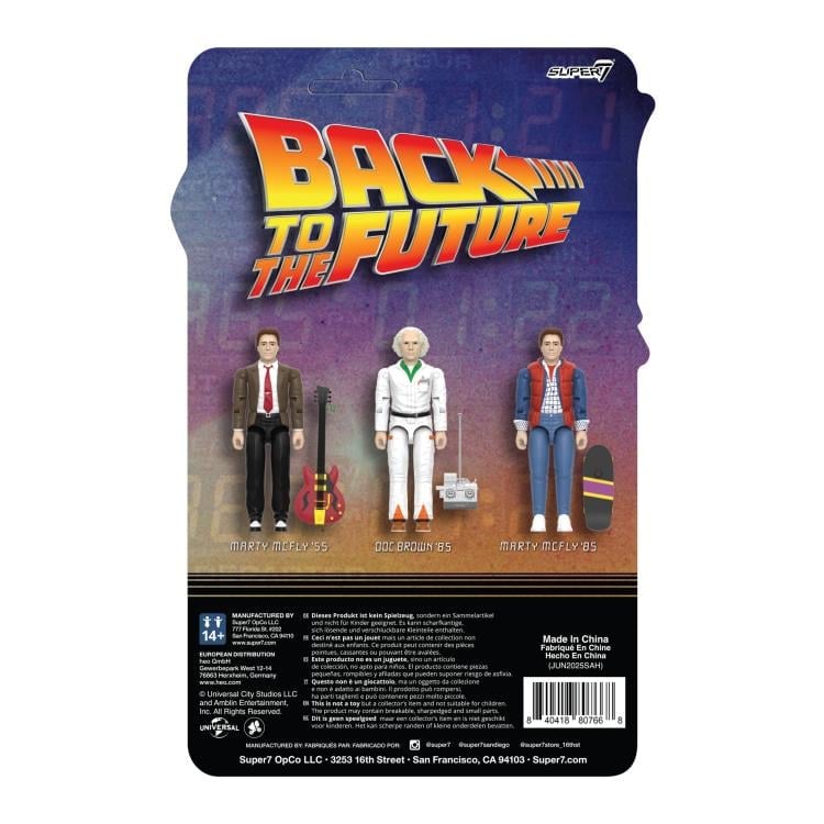 Back to the Future ReAction+ Doc Brown '85 Action Figure Gallery Image 6
