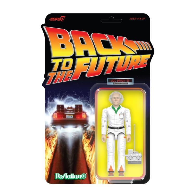 Back to the Future ReAction+ Doc Brown '85 Action Figure Gallery Image 5