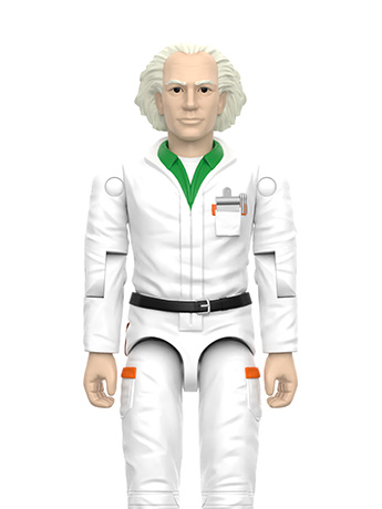 Back to the Future ReAction+ Doc Brown '85 Action Figure Gallery Image 2