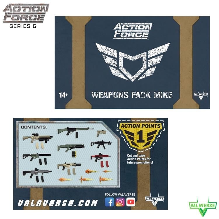 Action Force Weapons Pack (Mike) 1/12 Scale Accessory Set Gallery Image 3