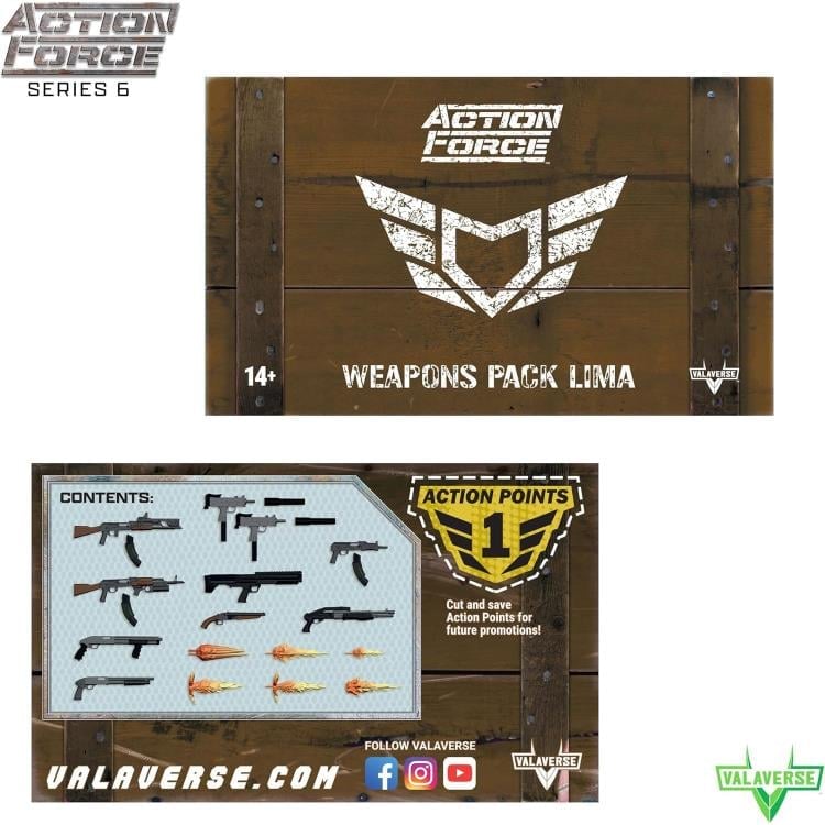 Action Force Weapons Pack (Lima) 1/12 Scale Accessory Set