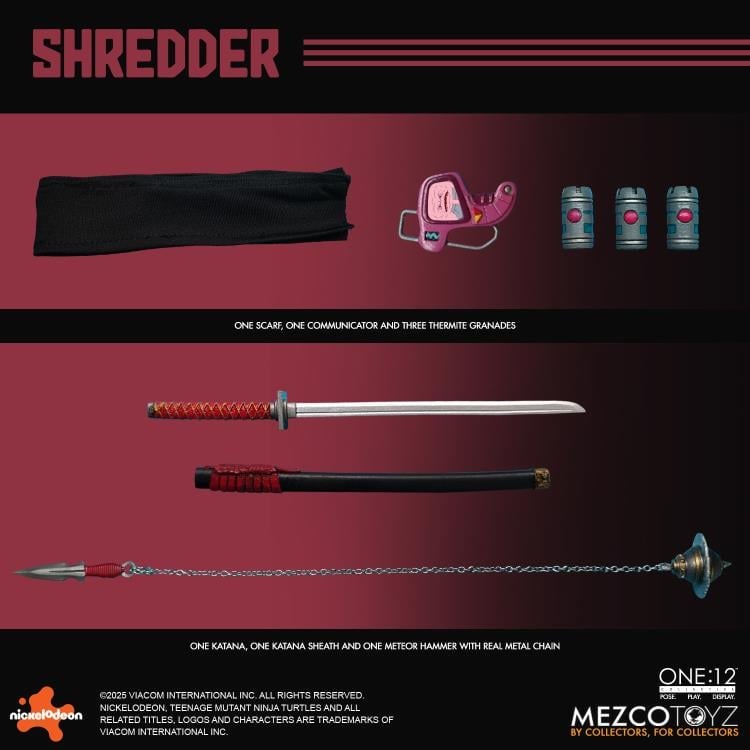 Teenage Mutant Ninja Turtles One:12 Collective Shredder Action Figure Gallery Image 12